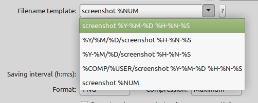 Predefined filename templates Predefined filename templates
