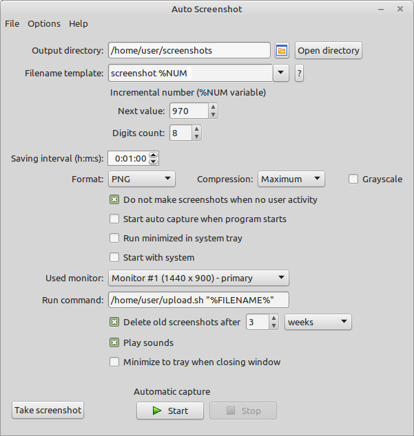 Main window in Linux Mint Main window in Linux Mint